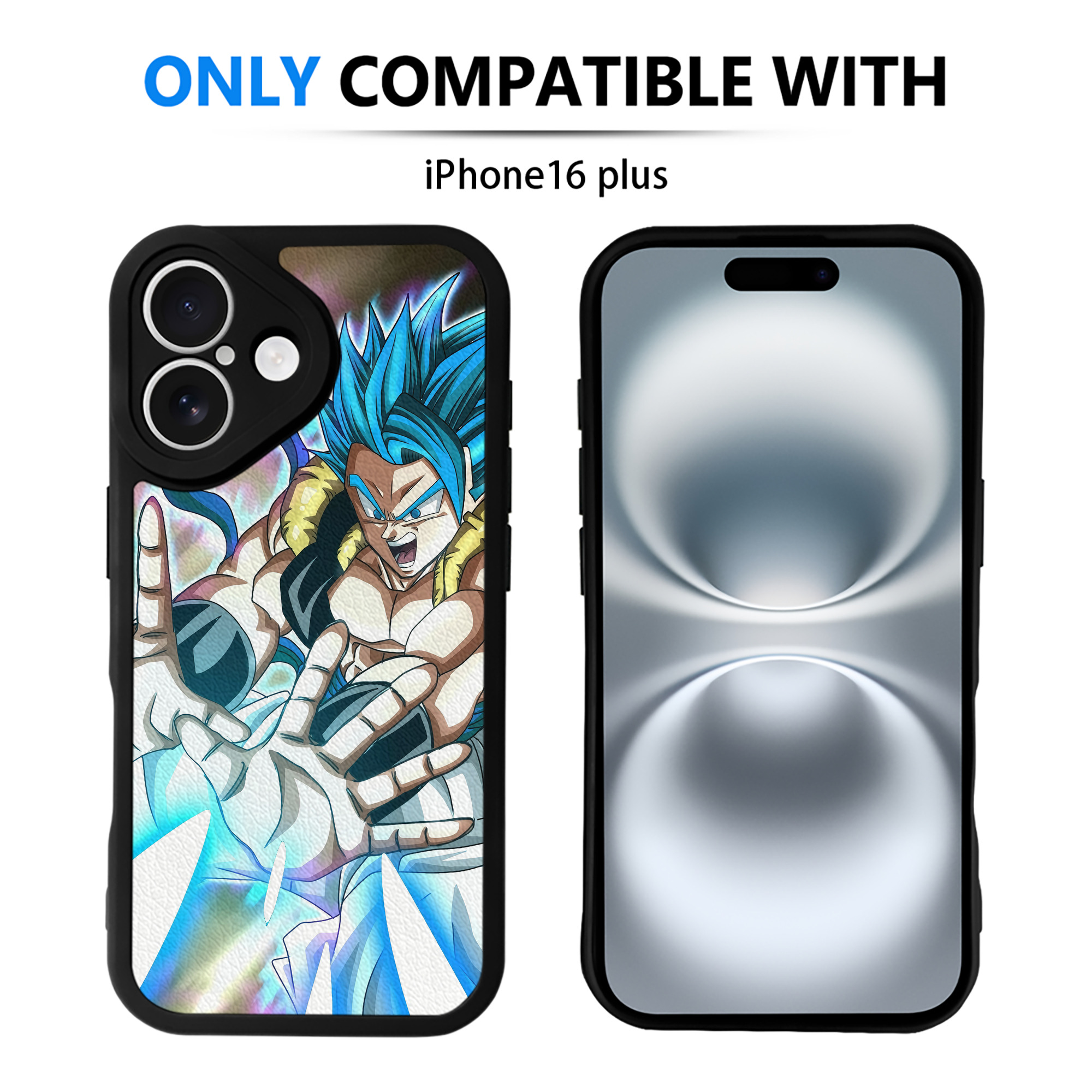 （画像用） ドラゴンボール DRAGON BALL 【iPhone 16シリーズ対応】シリコンスマホケース（レザー調） 材質：シリコン